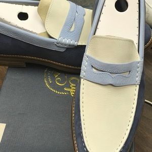 Mens tri-colored loafers